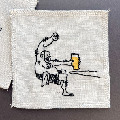 drip coasters - pack of 6