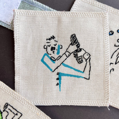 drip coasters - pack of 6